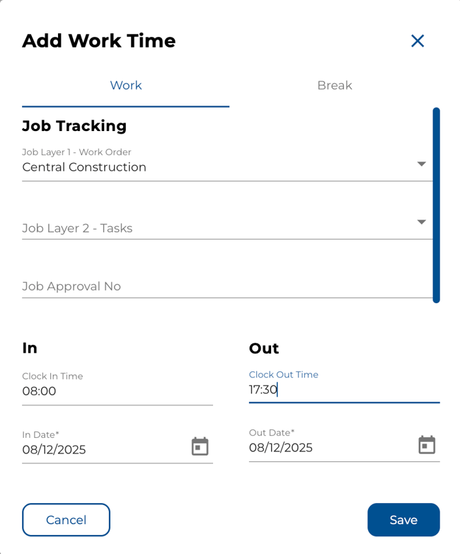 Add attendance main box