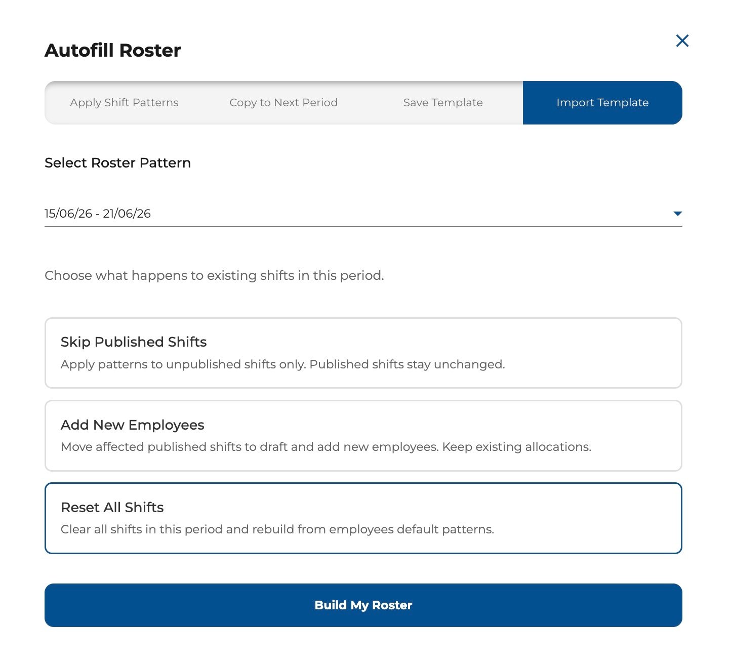 How to Autofill the Roster