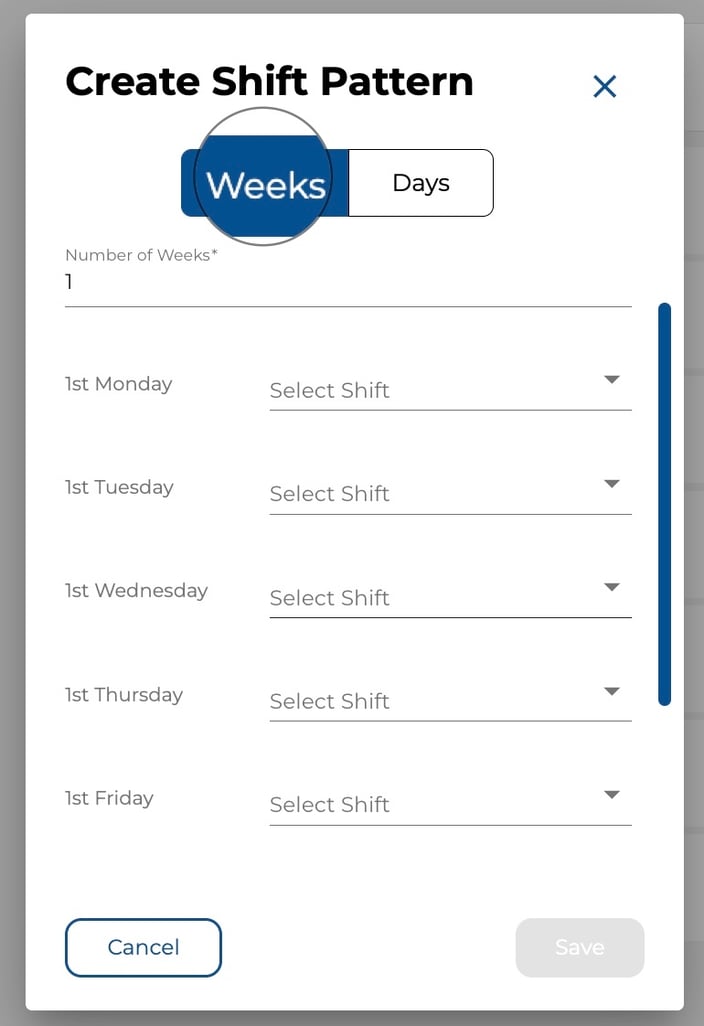 How to Create a Shift Pattern