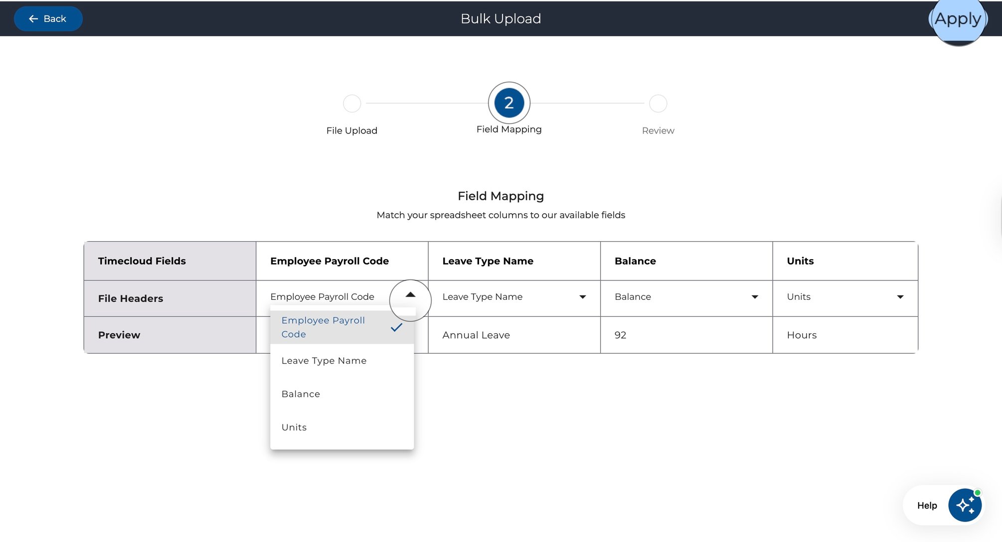 How to Upload Leave Balances (Bulk CSV)